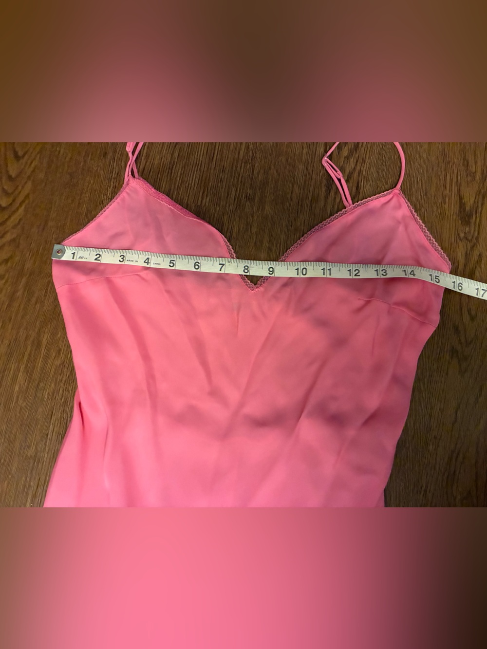 Betsey Johnson Ultra Vintage Silk Pink Slip Midi Dress - Size S - Picture 11 of 12
